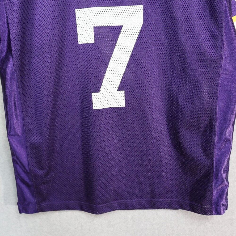 LSU Tigers NCAA Mesh Jersey #7 Unisex Adult Large Pro Edge By Knight Apparel - Picture 3 of 12